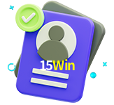 Tornar-se um membro do 15Win é muito simples